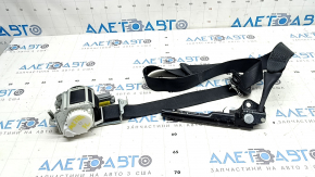Lincoln MKZ 17-20 Driver's Seat Belt with Pretensioner and Squib, Black, Blown