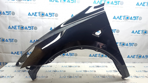 Tesla Model Y 20-25 front left fender, black, PBSB, scratches, dents