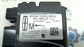 Lincoln MKZ 17-20 SRS airbag computer module for refurbishment