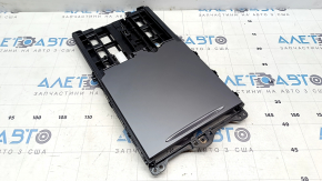 Tesla Model Y 20-25 center console compartment lid, gray, chrome bulged