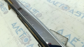 Right Honda Accord grille molding, light chrome, with fastener and seal, sand, bumpers