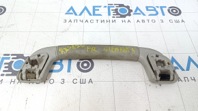 Front left ceiling handle for Toyota Sienna 2011-2014, gray, broken fasteners, missing plugs, needs cleaning