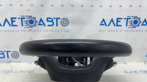 Naked steering wheel Honda Accord 18-22 black leather, without heating, with pads, with petals, scratches,
