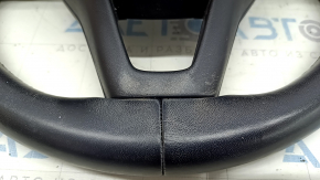 Naked steering wheel Honda Accord 18-22 black leather, without heating, with pads, with petals, scratches,
