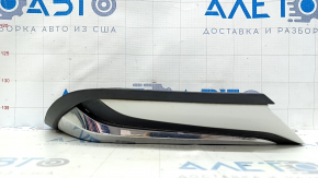 Left muffler cap for Honda Accord 18-22 EXL, touring, with chrome, scratches, crack, broken mount