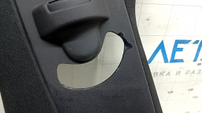 Left center pillar trim, upper belt, Lincoln MKZ 17-20, black, scratches