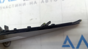 Tesla Model Y 20-25 exterior left triangle mirror cover, gloss black, minor scratches, broken fasteners