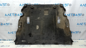 Lincoln MKZ 13-20 2.0 hybrid FWD engine guard is torn, scuffed, and cracked.