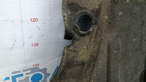 Lincoln MKZ 13-20 2.0 hybrid FWD engine guard is torn, scuffed, and cracked.