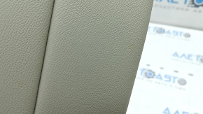 Right rear seat side panel for Honda Accord 18-22, light gray leather, needs cleaning, wrinkled
