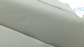 Right rear seat side panel for Honda Accord 18-22, light gray leather, needs cleaning, wrinkled