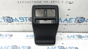 Rear center console trim for Honda Accord 18-22, black, under the air duct, 2 pieces, scratches