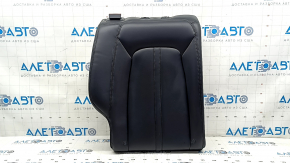 Rear row of seats, upper part, right, Lincoln MKZ 17-20, black leather