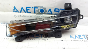 Tesla Model Y 20-25 left fog light, sand, cracked mount