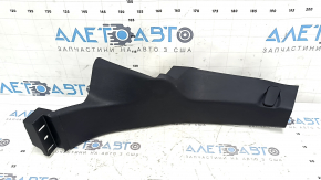 Lower left rear pillar trim for Lincoln MKZ 17-20, black, broken mount, broken mounts, scratches