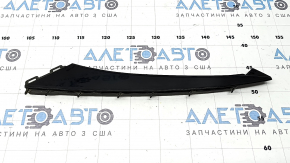 Front bumper cover under the left headlight Honda Accord 18-20, gloss black, sand