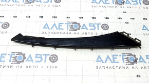 Honda Accord 18-20 front bumper trim under headlight, right, gloss black, sand
