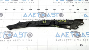 Honda Accord 18-20 front bumper trim under headlight, right, gloss black, sand