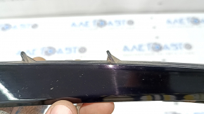 Honda Accord 18-20 front bumper trim under headlight, right, gloss black, sand