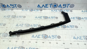Lower left front bumper molding for Honda Accord 18-20, under headlight, gloss black, scratches