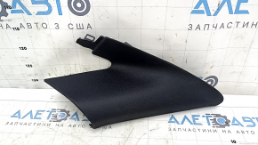 Upper left rear pillar trim for Lincoln MKZ 17-20 black, in front of the window, scratches, broken mount, whitened plastic on the mount