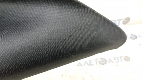 Upper left rear pillar trim for Lincoln MKZ 17-20 black, in front of the window, scratches, broken mount, whitened plastic on the mount