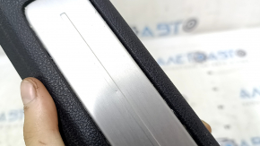 Lincoln MKZ 17-20 front right door sill plate, chrome with backlight, black, scratches, dents