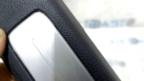 Lincoln MKZ 17-20 front right door sill plate, chrome with backlight, black, scratches, dents
