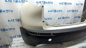 Rear bumper bare Mazda CX-30 20-23 white 25D, scratches, dented