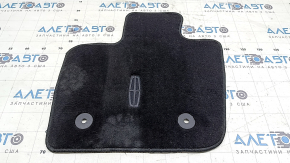 Lincoln MKZ 17-20 front left floor mat, black cloth