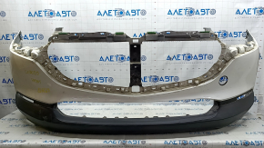 Front bumper, bare, Mazda CX-30 20-23, without parking sensors, white, scratches, cracks, dents