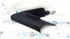 Upper right rear pillar trim for Lincoln MKZ 17-20, black, in front of the window, scratched