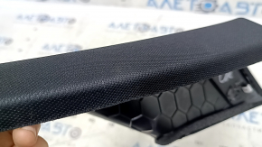 Upper right rear pillar trim for Lincoln MKZ 17-20, black, in front of the window, scratched