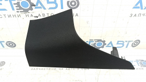 Upper left rear pillar trim for Lincoln MKZ 17-20, black, behind the window