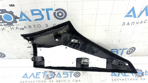 Lincoln MKZ 17-20 black upper right rear pillar trim, behind the window