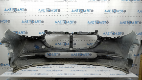 Front bumper, bare, Mazda CX-30 20-23, without parking sensors, white, scratches, cracks, dents