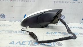 Right side mirror assembly for Mazda CX-30 20-23, 3-pin, heated, white, scratches