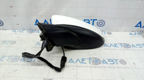 Left side mirror assembly Mazda CX-30 20-23, 3 pins, heated, white, broken, scratched