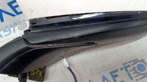 Left side mirror assembly Mazda CX-30 20-23, 3 pins, heated, white, broken, scratched