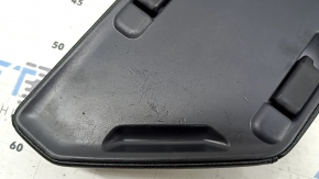 Armrest for VW Jetta 19-21, black leather, black stitching, scratches
