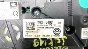 VW Jetta 2021-21 instrument cluster, 73k, scratches, chip