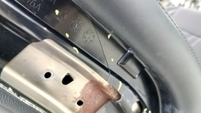 Lincoln MKZ 17-20 passenger seat without airbag, electric, heated, ventilated, black leather, cracks in the frame, dents, needs cleaning