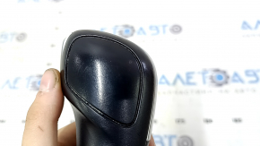 Automatic transmission knob with shifter cover for VW Jetta 19-21, black leather, scratches