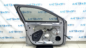 Front left door assembly for VW Jetta 19-24, silver LB7S, bumpers