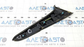 Left trunk lid spoiler for Mazda CX-30 20-23, gloss black, scratches