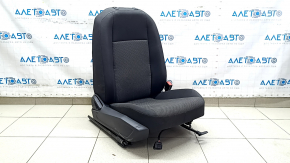 Passenger seat VW Jetta 19-21 without airbag, manual, black cloth, for cleaning
