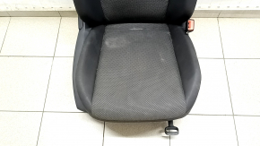 Passenger seat VW Jetta 19-21 without airbag, manual, black cloth, for cleaning