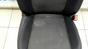 Passenger seat VW Jetta 19-21 without airbag, manual, black cloth, for cleaning