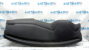 VW Jetta 19-24 black, scratched dashboard with airbag