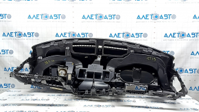VW Jetta 19-24 black, scratched dashboard with airbag